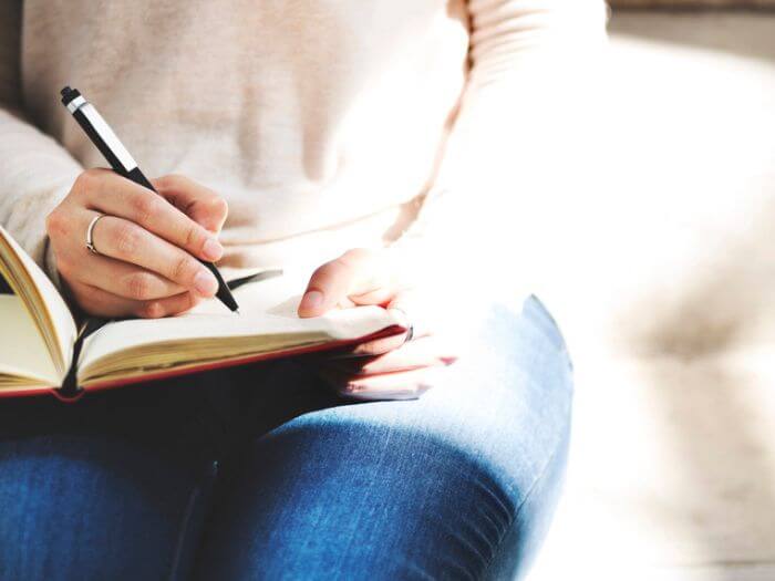 write in a foreign language 