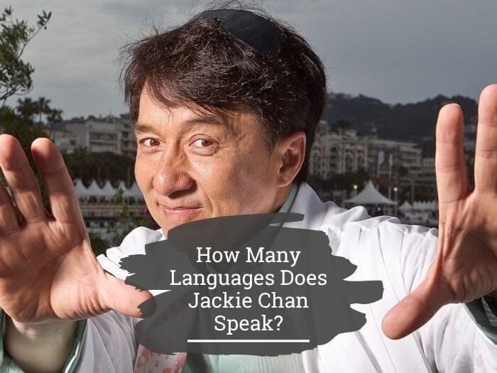 how many languages does Jackie Chan speak