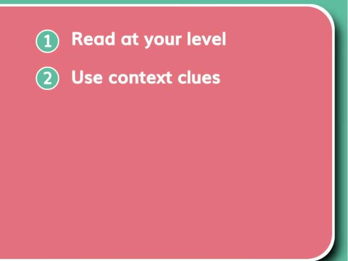 step 2 use context clues 